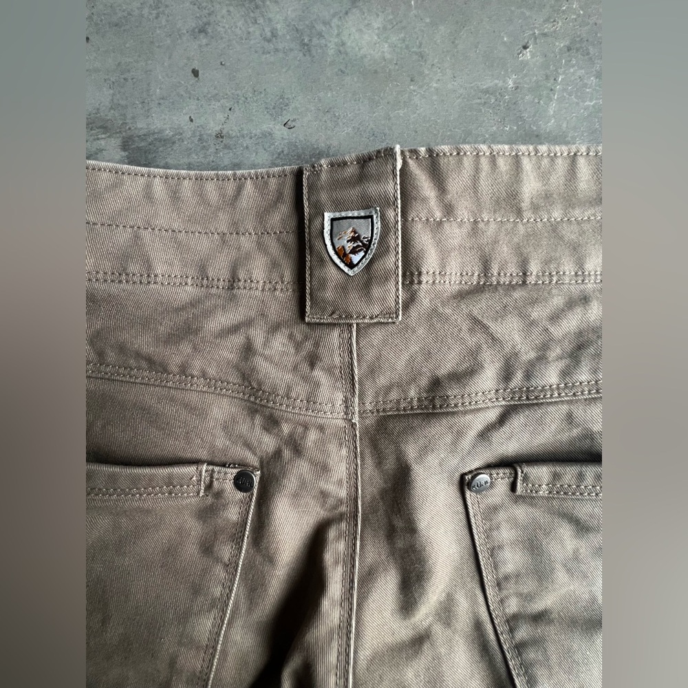 KÜHL tan RYDR vintage patina dye pants men’s 34x30 - Picture 9 of 14